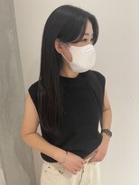 ヨーク(YOKE)&nbsp;【 YOKE 】ストレート顔まわりレイヤー艶髪暗髪小顔