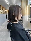 愛され顎ラインボブアンニュイストレートボブ色気色っぽボブ