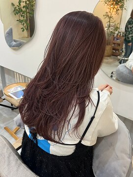 ピピバイヨーク(pipi, by yoke.) 艶髪カラー/ローズブラウン/セミロング