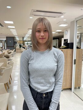 ケンジ 平塚ラスカ店(KENJE) ハイトーンカラー／ミルクティーベージュカラー／ベージュカラー