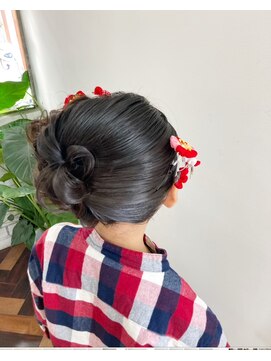 ヘアーアンドメイクアップモパ ヘアセット