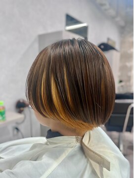 ネウィ 所沢(newi) 秋のインナーカラートレンド色☆ブリーチのみ