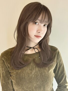 ローネス ギンザ(LONESS ginza) 姫カットレイヤー/くびれヘア/マロンベージュ/くすみベージュ