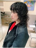 レイヤーパーマ　20代30代40代　大人ウルフパーマ