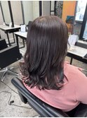 ケアブリーチバレイヤージュハイライトラベンダーブラウン
