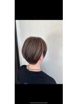 ヘアメイク イアラ 高柳(hair make iara) 丸みショート×ハイライトで立体感アップ