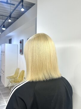 ペレ 栄店(PELE) ホワイトグレージュ/デジタルパーマ/チェリーブラウン/栄