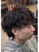 メンズカットパーマ/ニュアンスパーマ/フェザーパーマ[北千住]