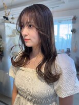 アミュー(amiu)&nbsp;ハイライト透明感グレージュ