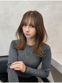 ブリーチなしダブルカラー/レイヤー/縮毛矯正/髪質改善/学割U24