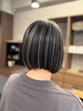 レリーヘアーデザイン(lelie hair design) 【lelie keiko】アンブレラカラー/コントラストグレージュ