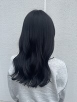 ソワ 北千住(soi) 黒髪ロングレイヤーカットダークグレージュ透明感カラー