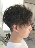 ツイストスパイラルパーマ波打ちセンターパートルーズパーマ佐賀
