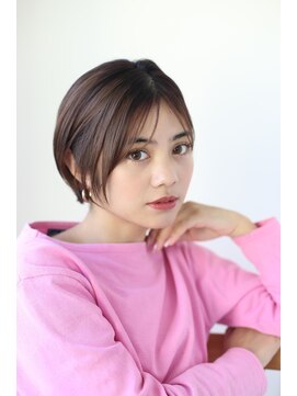 エクリ シセイドウ 麻布十番店(equri×SHISEIDO) 【麻布十番】大人の丸みショートスタイル