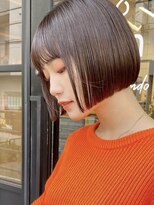 サンドパールス 仙台店(sand PALCE)&nbsp;髪質改善/大人ガーリー/似合わせカット/ショートボブ前髪/仙台