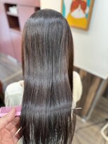 セレスト 福岡天神店(CELESTE) 艶やかな深み。赤系「白髪ぼかし」で魅せる大人のロングヘア