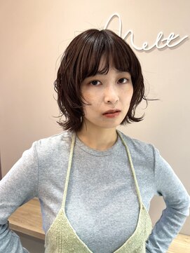 メルト 西梅田店(melt) 外ハネニュアンスボブ
