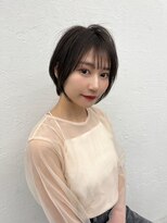 サラジュ 西宮北口店(SARAJU) フォルムきれいなグレーショートボブ