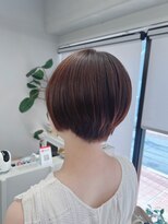 バルべス トーキョー(BARBES TOKYO)&nbsp;丸みショートボブ×ショコラブラウン【清板】