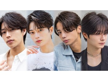 CITY men's メンズサロン/ニュアンスパーマ/フェザーパーマ/ダウンパーマの写真/髪も眉も。清潔感を整えるメンズ身だしなみサロン！[眉カット/刈り上げ/ツーブロック/韓国/表参道/青山］