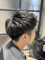 ポノ(Pono) ツーブロックアップバングビジネスショートショートアップバング