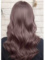 ルノヘアー(Lunohair)&nbsp;大人可愛いピンクブラウン×小顔カット×ブリーチなしカラー
