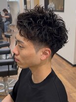 ヘアプレイスソル (HAIR PLACE SoL)&nbsp;ツイストパーマ/ツーブロック/束感/スパイキーショート