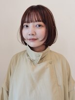 ディッセンバー 渋谷(December)&nbsp;オレンジブラウン/ボブ/ワイドバング