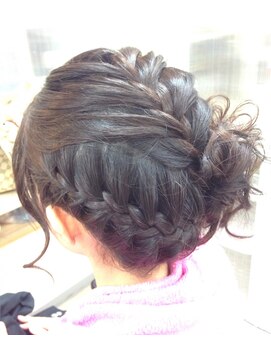 ドレス21 編み込み