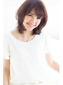 ふんわりカールで大人ミディ