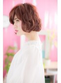 ふわくしゅっ♪アンニュイウェーブで☆脱力系ボブ