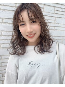 ビューティーサロン ペイジ(Peige) 【Peige】伸ばし途中カジュアルセミロング★