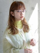 エムクランメイクス 原宿 表参道(m.clan MAKE'S)&nbsp;大人かわいい アッシュブラウン ネオウルフ 毛先パーマ 小顔