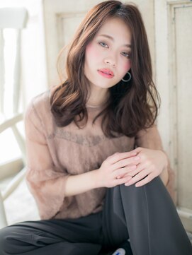 クオーレ ヘア アンジュ 水戸店(CUORE HAIR ange) *ange水戸*…ラベンダーピンク☆グラマラスな小顔ネオウルフa
