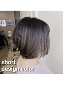 ショートのデザインカラー♪