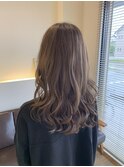 レイヤースタイル×ラベンダーアッシュ