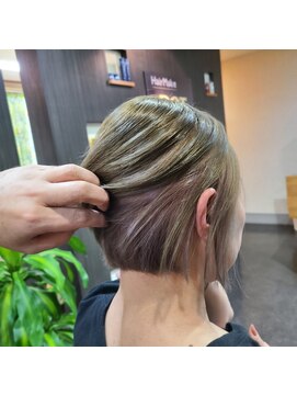 ヘアーメイク ドット(HairMakeDOT) ボブ　インナーカラー