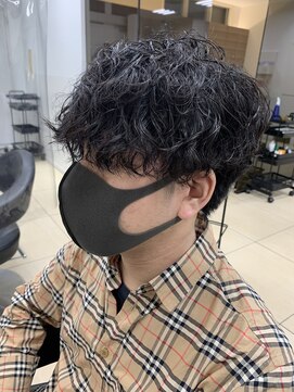 アッシュ 稲田堤店(Ash) スパイラルパーマ×マッシュ