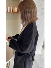 ブリーチを使ったデザインカラーもお任せください！