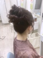 ヘアセット専門店 ナゴミ 池袋店(nagomi) 高めシニヨン