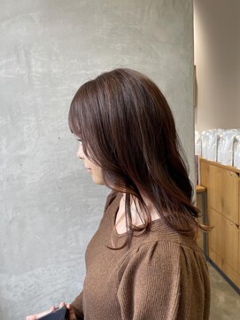 オリガミ トイロ(ORIGAMI TOIRO) オレンジブラウン×オレンジインナーカラー