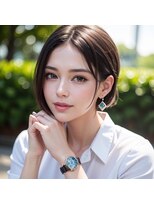 ヘアーアートシフォン 池袋西口店(Hair art chiffon)&nbsp;黒髪/クラゲヘアー/小顔/縮毛矯正/白髪ぼかし/髪質改善