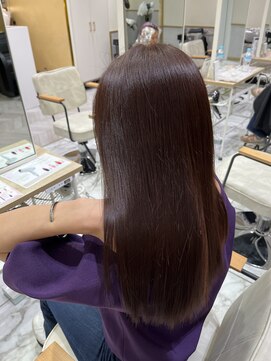 ゼスト フィーノ(ZEST fino) 【平林鼓】髪質改善×カカオブラウンで秋冬暖色艶髪カラー！