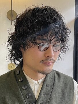 カムジーヘッドカミノウラ(COMEGHEAD KAMINOURA) 波巻きスパイラルパーマメンズマッシュパーマツイストパーマ