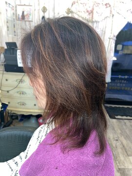 ヘアドゥアイザワ(Hair-do AIZAWA) 親子でお揃いウルフスタイル