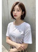 大人可愛い小顔前下がりボブ×ナチュラルボブ×ミニボブ20代30代