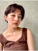 カルマパーマ　大人ショート