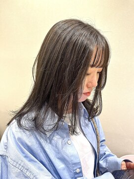 ハノン バイ リンクス 大宮(Hanon by LINKTH) 【Hanon 大宮】顔まわりレイヤー/ オリーブグレージュ