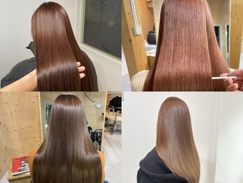 リベルテ 上板橋(liberte)の写真/扱いやすい万能ヘアに…髪質改善TRで毛髪内の結合を修復するからうねりを改善し、艶＆潤う髪質に導きます◇