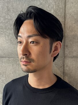 ブルニール 心斎橋(BLEUNIR) センターパート ニュアンスパーマ ワイルド30代